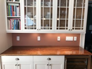 High-gloss countertop by Larkin Painting Company